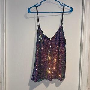 Southern Fried Chics Sequin Tank